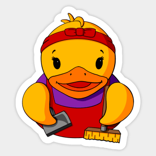 Cleaner Rubber Duck Sticker